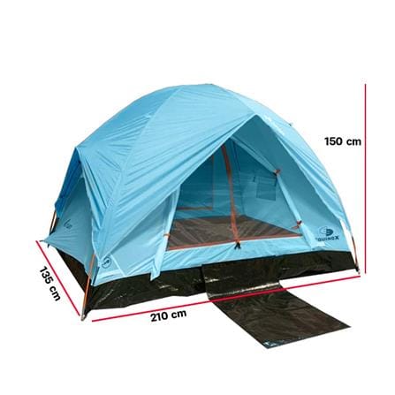 เต็นท์สำหรับ 1-2 คน EQNOX ECO DOME MK II 2 สีฟ้า_3
