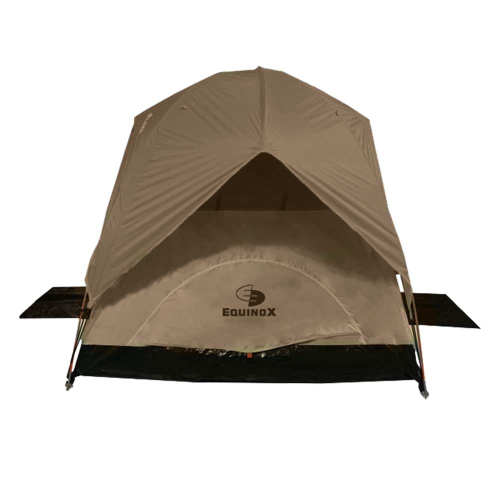 เต็นท์สำหรับ 3-4 คน EQUINOX ECO DOME MK II 3 สีน้ำตาล