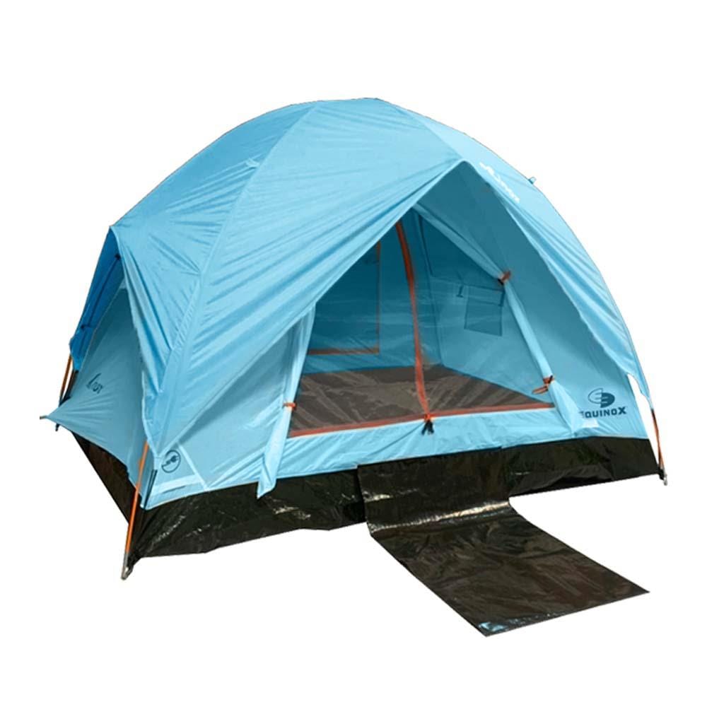 เต็นท์สำหรับ 3-4 คน EQNOX ECO DOME MK II 3 สีฟ้า