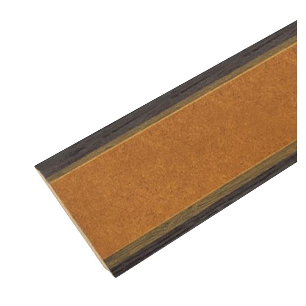 บัวพื้น WPC CROBERN 7.5X245X1.5 ซม. สีเทา