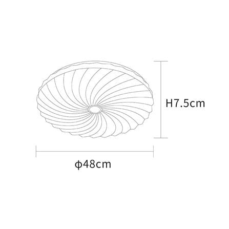 ไฟเพดาน LED CARINI ZY358-L1 19 นิ้ว 55 วัตต์ DAYLIGHT/COOL WHITE/WARM WHITE สีขาว_9