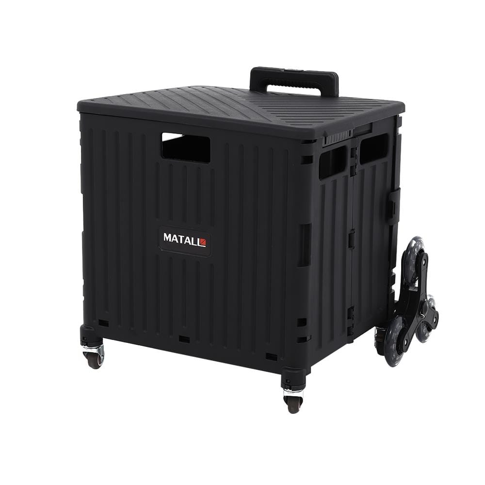 กล่องรถเข็นพับได้ MATALL DY2202 40 กก. สีดำ