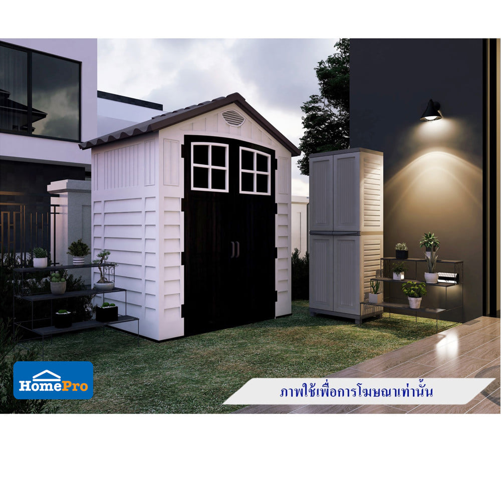 บ้านเก็บของประตูทึบ SPRING EVEREST N1B1 197x129 ซม.