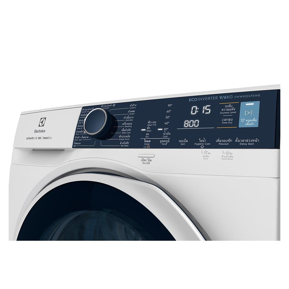 เครื่องซักอบ ELECTROLUX EWW9024P5WB 9/6 กก. อินเวอร์เตอร์+ขาตั้ง