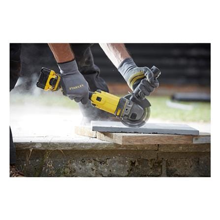 เครื่องเจียรไร้สาย 4 นิ้ว (พร้อมแบตเตอรี่) STANLEY SCG400M2K-B1 20 โวลต์_4