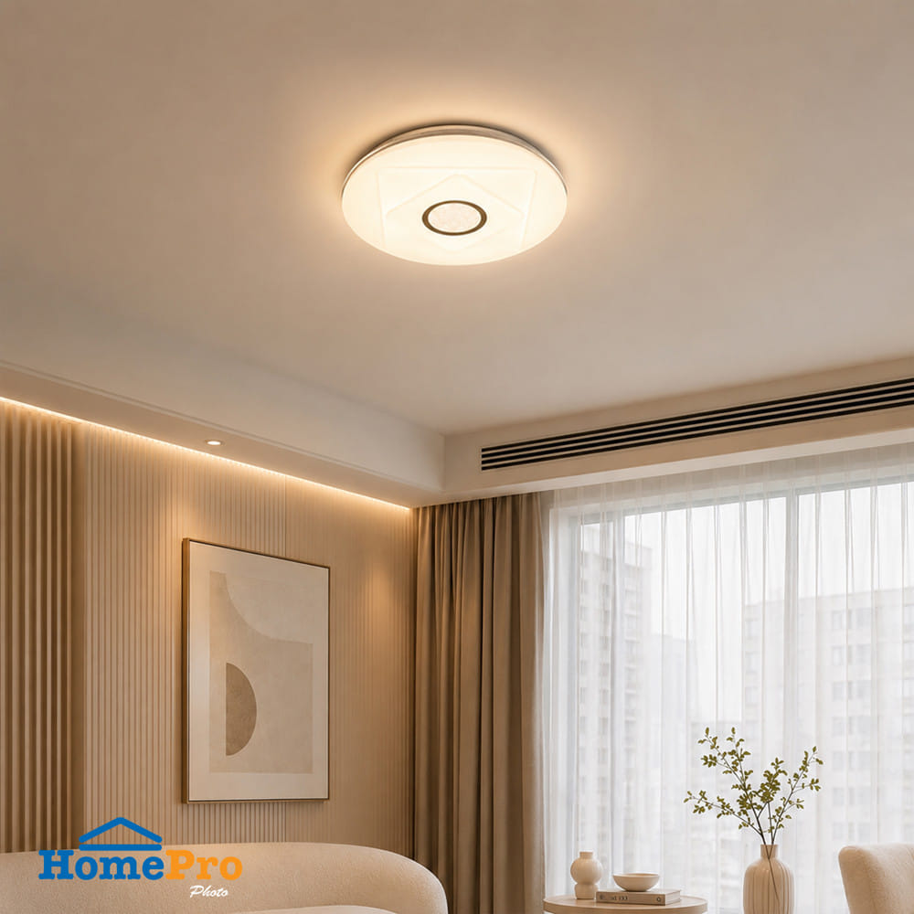 ไฟเพดาน LED CARINI ZY360-1 19 นิ้ว 55 วัตต์ DAYLIGHT/COOL WHITE/WARM WHITE สีขาว
