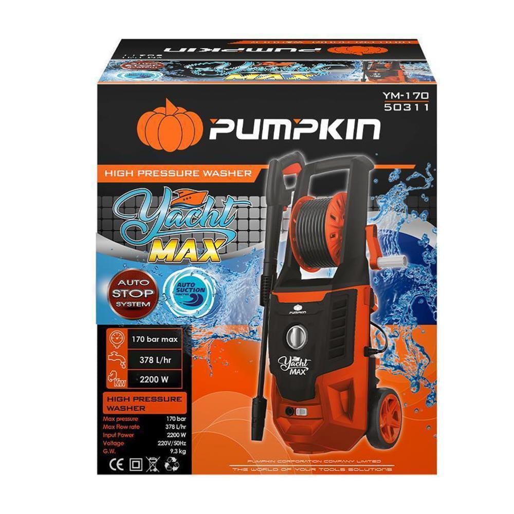 เครื่องฉีดน้ำ PUMPKIN YACHT-MAX YM-170 170 บาร์ 2200 วัตต์