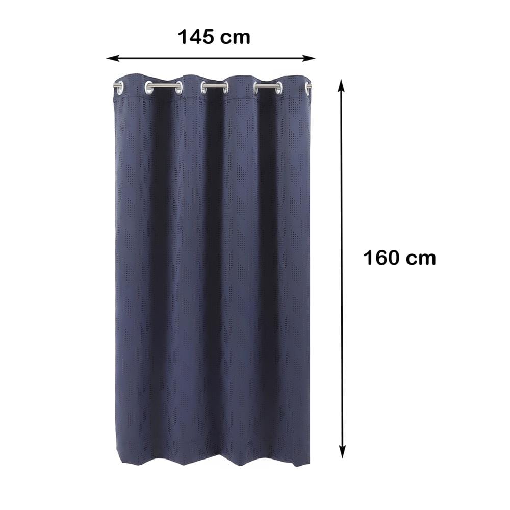ผ้าม่าน EYELET HOME LIVING STYLE PICCOLA UV 145x160 ซม. สีน้ำเงิน