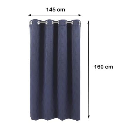 ผ้าม่าน EYELET HOME LIVING STYLE PICCOLA UV 145x160 ซม. สีน้ำเงิน_7