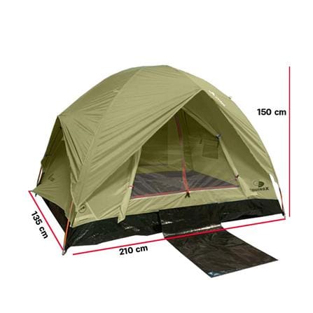 เต็นท์สำหรับ 1-2 คน EQNOX ECO DOME MK II 2 สีเขียว_3