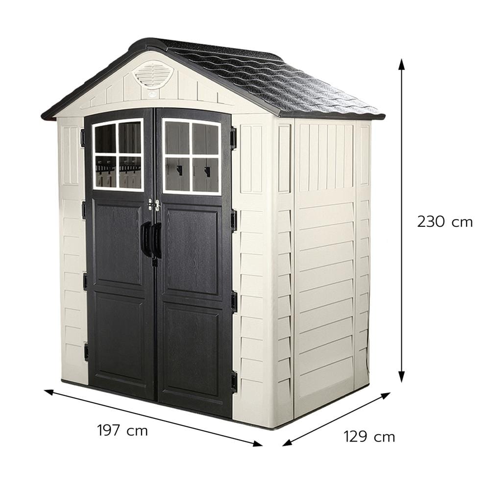 บ้านเก็บของประตูใส SPRING EVEREST N1A1 197x129 ซม.