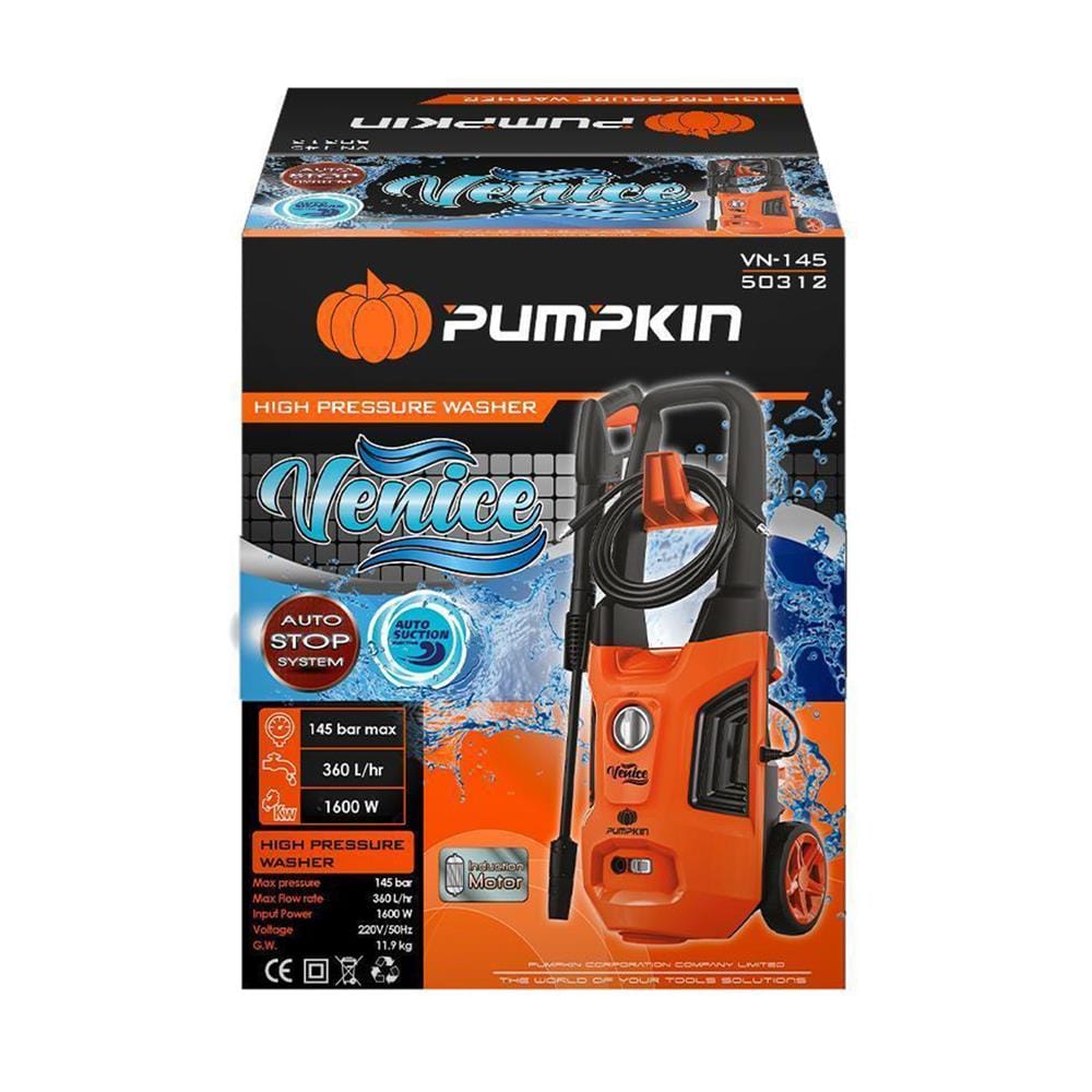 เครื่องฉีดน้ำ PUMPKIN VENICE VN-145 (INDUCTION MOTOR) 145 บาร์ 1600 วัตต์
