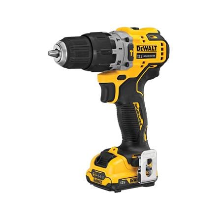 สว่านกระแทกไร้สาย (พร้อมแบตเตอรี่) DEWALT DCD706D2A-B1 12 โวลต์_1