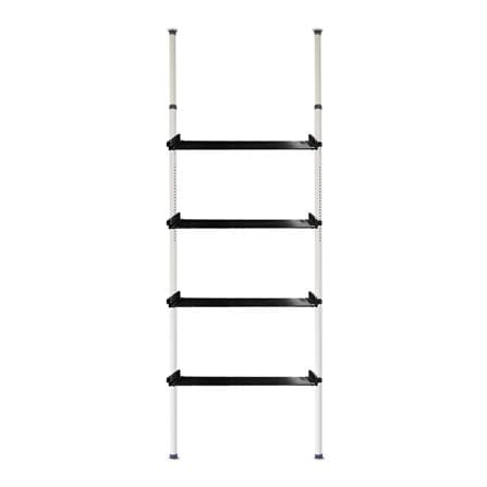 ราวแขวนผ้า 4 ชั้น TUGU R04W 300x85 ซม. สีขาว_0