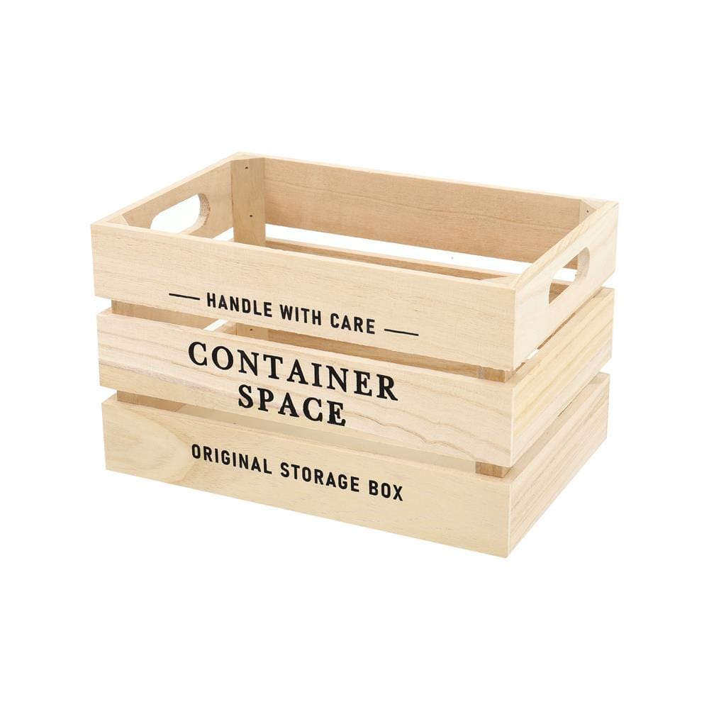 กล่องลังไม้ STACKO CONTAINER SPACE S 30x20x18 ซม. สี NATURAL