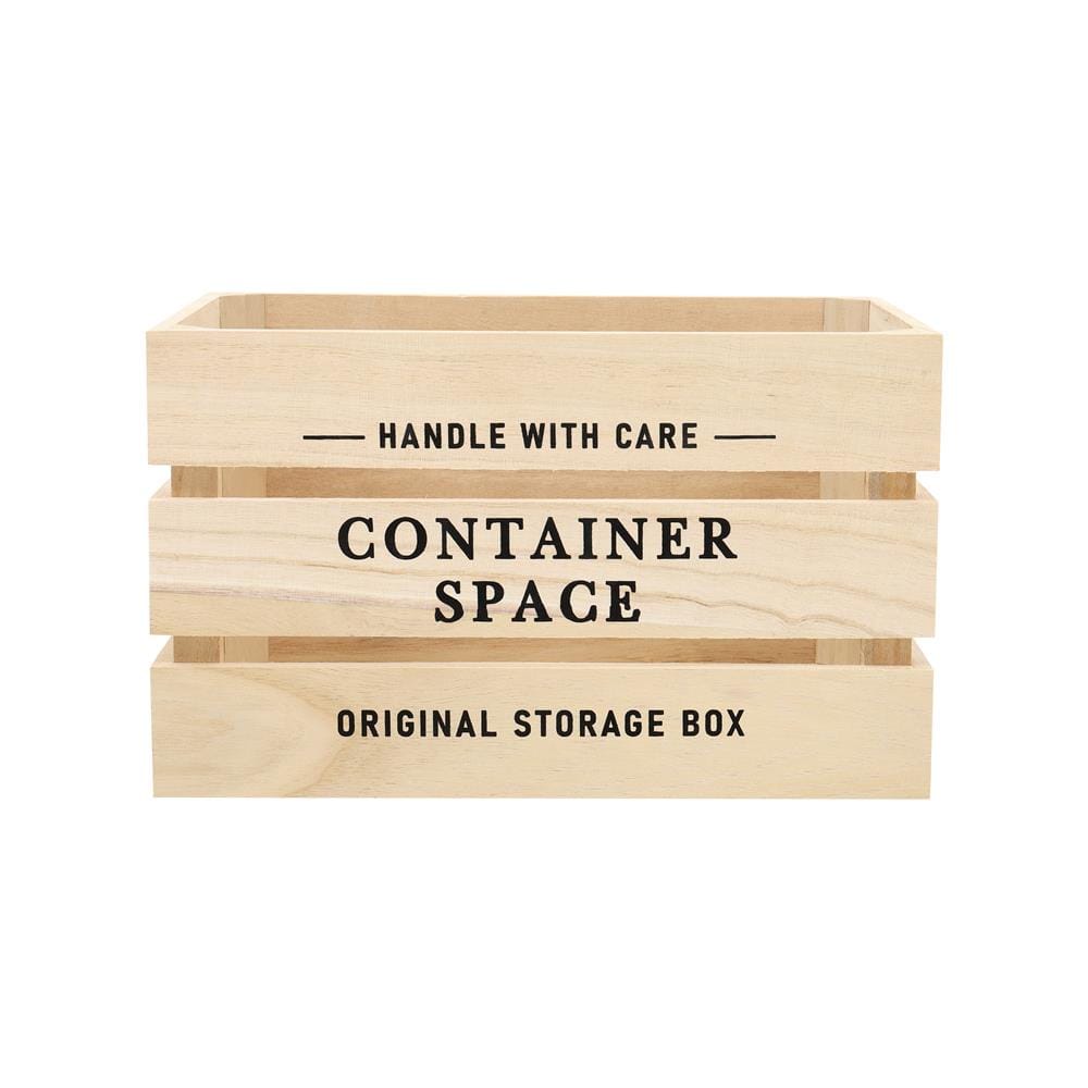 กล่องลังไม้ STACKO CONTAINER SPACE S 30x20x18 ซม. สี NATURAL