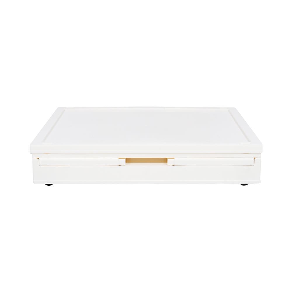 กล่องเก็บของพับได้ STACKO WILL L 48X35.5X24 ซม. สีขาว