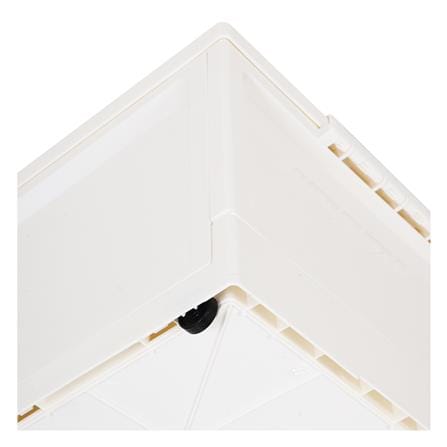 กล่องเก็บของพับได้ STACKO WILL L 48X35.5X24 ซม. สีขาว_4