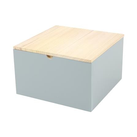 กล่องไม้มีฝา STACKO MERRY L 25X25X15.5 ซม. สีเทา_1