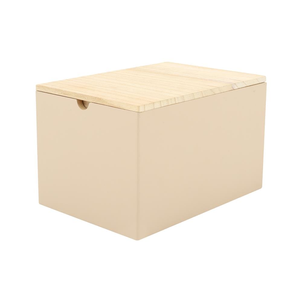 กล่องไม้มีฝา STACKO MERRY S 17X25X15.5 ซม. สีครีม