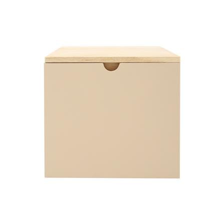 กล่องไม้มีฝา STACKO MERRY S 17X25X15.5 ซม. สีครีม_1