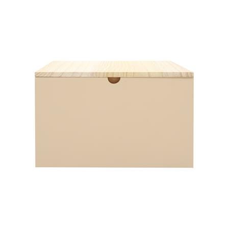 กล่องไม้มีฝา STACKO MERRY L 25X25X15.5 ซม. สีครีม_2