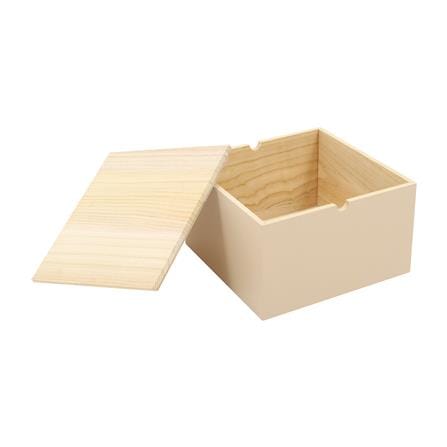 กล่องไม้มีฝา STACKO MERRY L 25X25X15.5 ซม. สีครีม_3