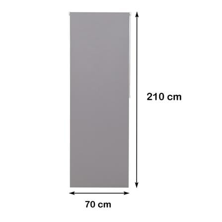 ผ้าม่านม้วน HOME LIVING STYLE NICE 70X210 ซม. สีเทา_8