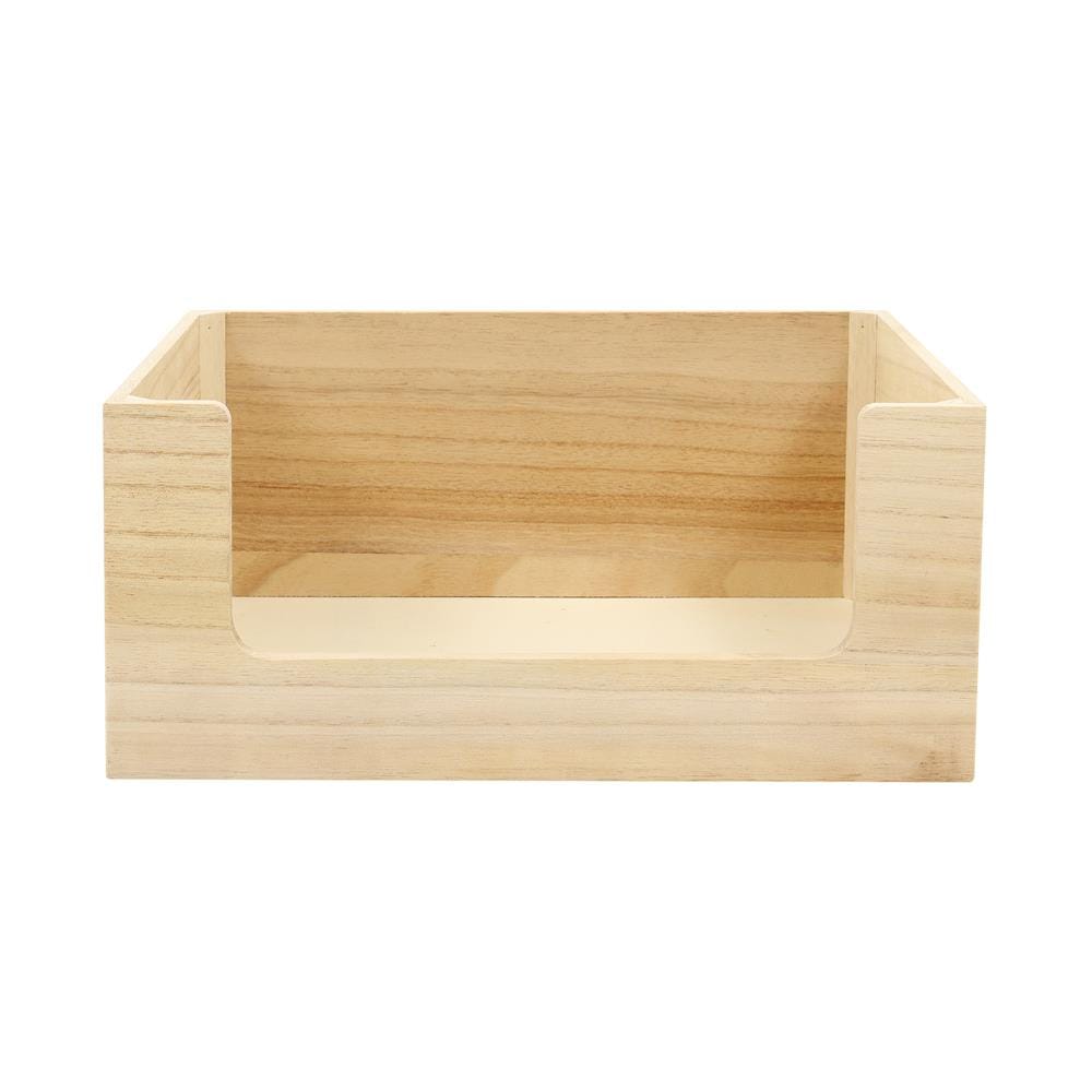 กล่องลังไม้ STACKO HOME L 35X27X15.5 ซม. สี NATURAL