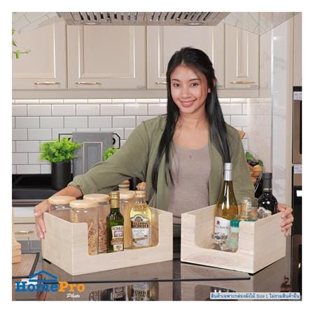 กล่องลังไม้ STACKO HOME L 35X27X15.5 ซม. สี NATURAL_6