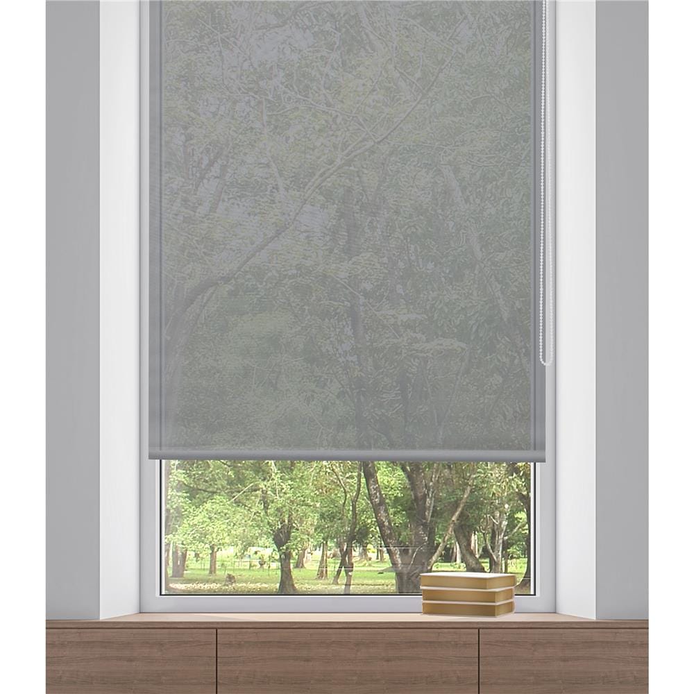 ผ้าม่านม้วน HOME LIVING STYLE SUNSCREEN SOFTLY 100X240 ซม. สีเทา