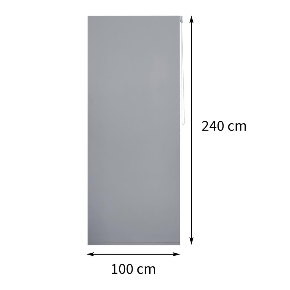 ผ้าม่านม้วน HOME LIVING STYLE SUNSCREEN SOFTLY 100X240 ซม. สีเทา