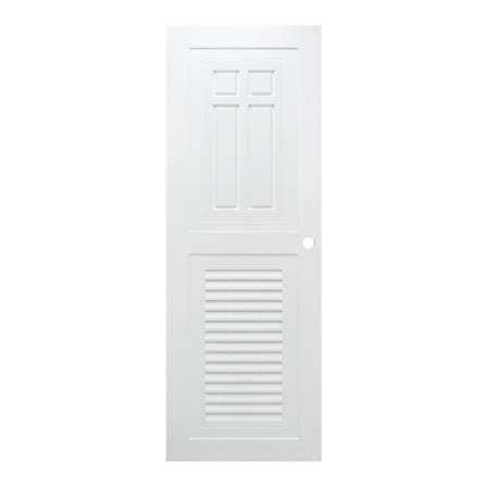ประตูห้องน้ำ ABS AZLE SD-1 80X200 ซม. สีขาว เจาะลูกบิด_0