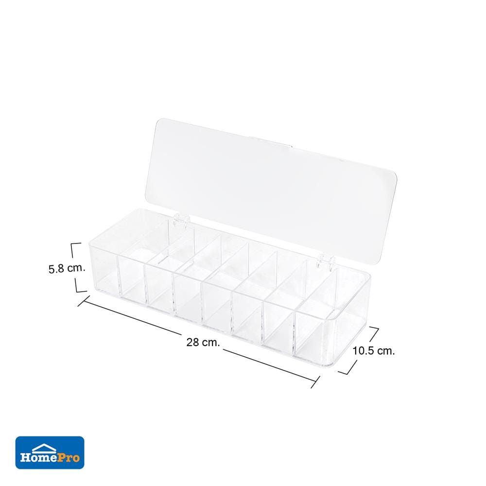 กล่องจัดเก็บสายชาร์จ STACKO 28x10.5x5.8 ซม. สีใส