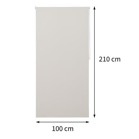 ผ้าม่านม้วน HOME LIVING STYLE NICE 100X210 ซม. สีครีม_9