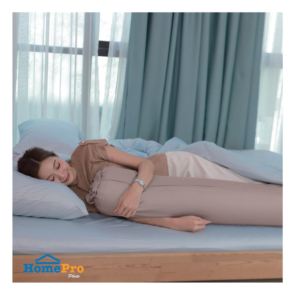 ปลอกหมอนข้าง HOME LIVING STYLE CT SATEEN สีน้ำตาล