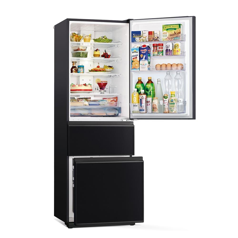 ตู้เย็น 3 ประตู MITSUBISHI MR-CGX42ES/GBK 12.8 คิว กระจกดำ อินเวอร์เตอร์
