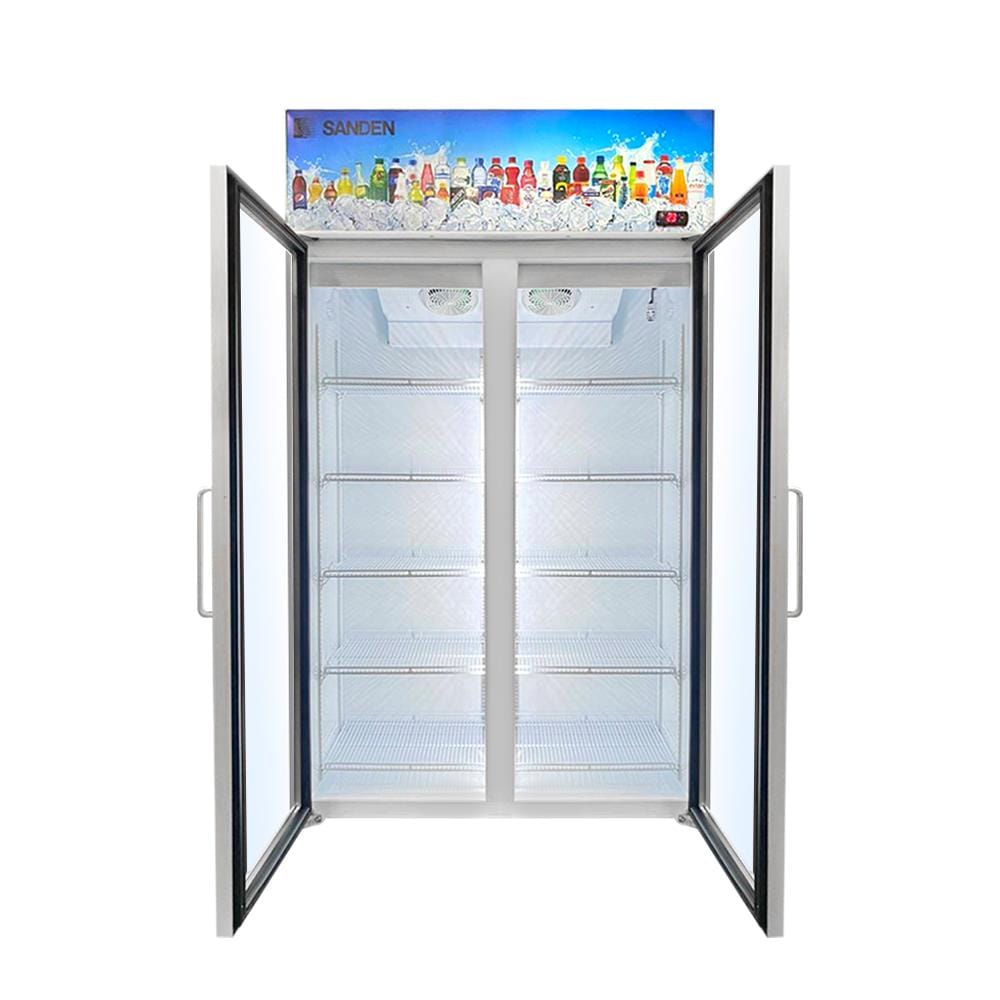 ตู้เครื่องดื่ม 2 ประตู SANDEN YEM-1105i 26.9 คิว สีขาว