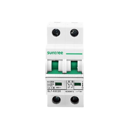เซอร์กิตเบรกเกอร์ DC TRANSPOWER 20 แอมป์ 2 โพล 800 โวลต์