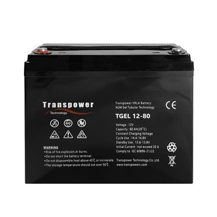 แบตเตอรี่แห้ง แบบเจล TRANSPOWER 12 โวลต์ 80 แอมป์_0
