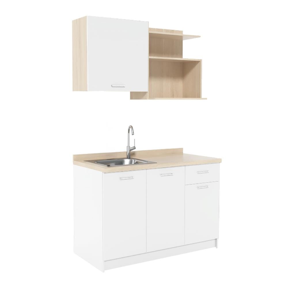 ครัวสำเร็จรูปท็อปซิงค์ CABIN TOMI 120 ซม. สีขาว