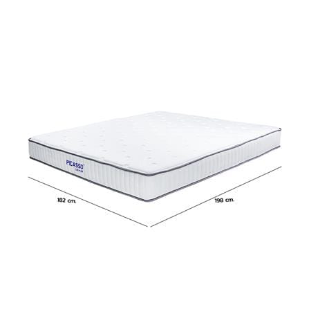 ที่นอนพ็อกเก็ตสปริง 6 ฟุต สุญญากาศ PICASSO COMFORT รุ่น LITE-M พร้อมหมอนหนุน 2 ชิ้น_8