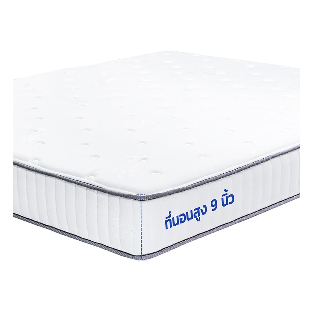 ที่นอนพ็อกเก็ตสปริง 5 ฟุต สุญญากาศ PICASSO COMFORT รุ่น LITE-M พร้อมหมอนหนุน 2 ชิ้น