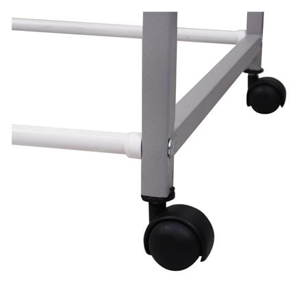 ราวตากผ้ามีล้อ 5 เส้น ME LIVING 115x45x144 ซม. สีเทา_3