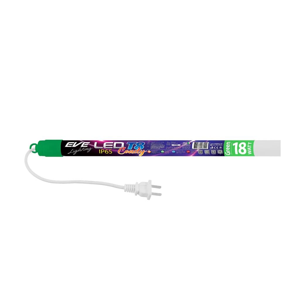 ชุดรางนีออน LED EVE CANDY 18 วัตต์ สีเขียว