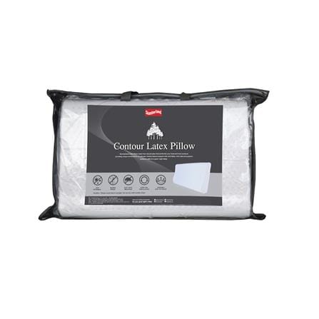 หมอนสุขภาพ ยางพารา SLUMBERLAND CONTOUR 70x43x12 ซม. สีขาว_1