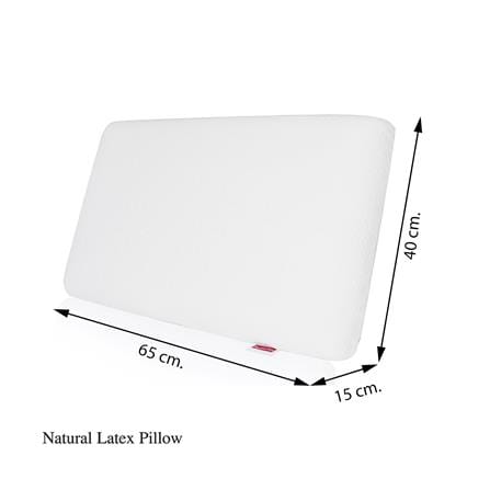 หมอนสุขภาพ ยางพารา SLUMBERLAND NATURAL 70x43x12 ซม. สีขาว_4