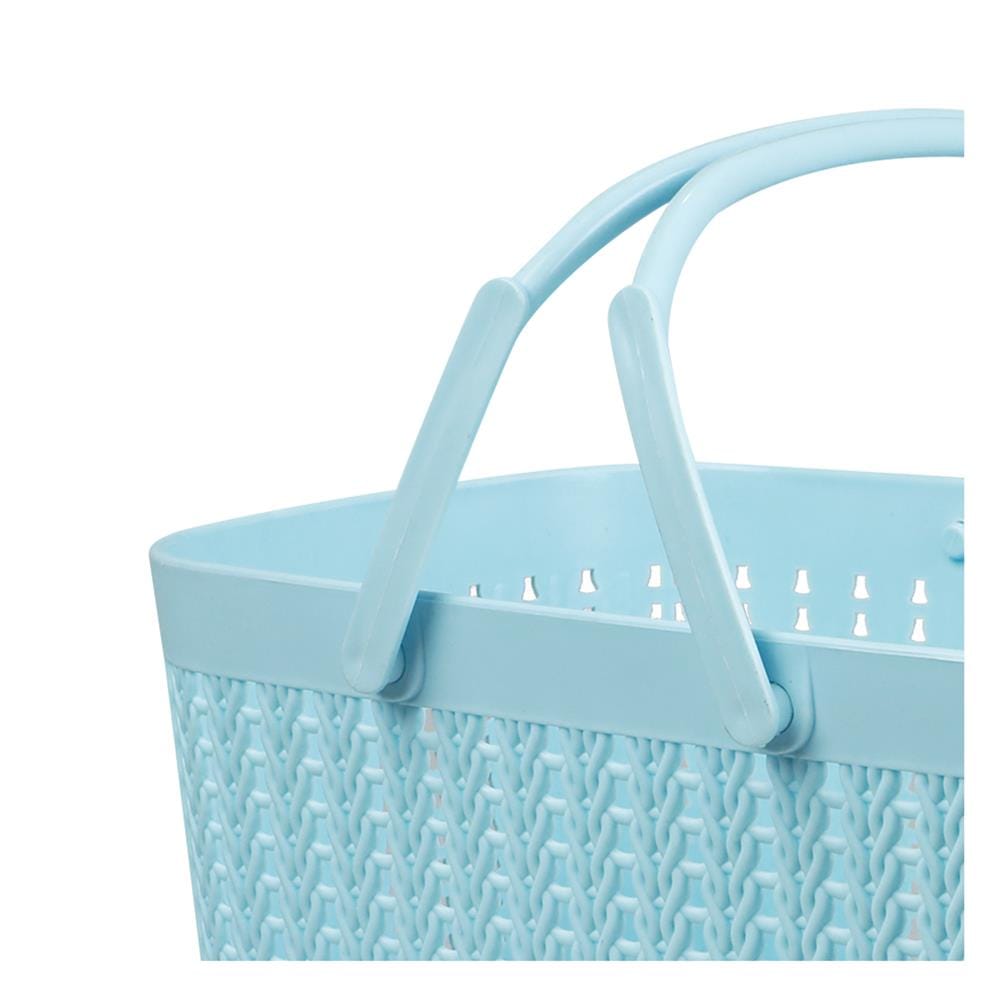 ตะกร้าหูหิ้ว KECH 27X18X8 ซม. สีฟ้า