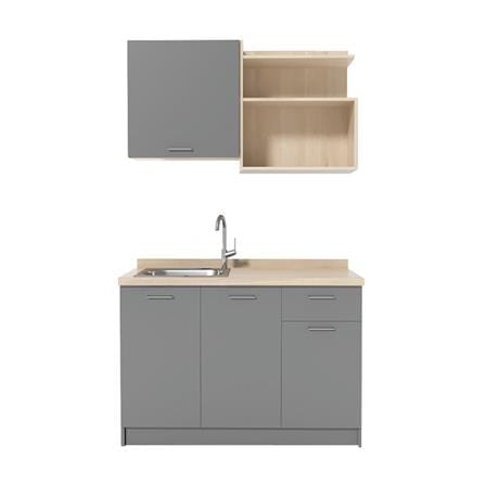 ครัวสำเร็จรูปท็อปซิงค์ CABIN TOMI 120 ซม. สีเทา_1