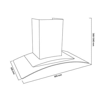 เครื่องดูดควันกระโจม RINNAI RH-C2459-SSW 90 ซม._4